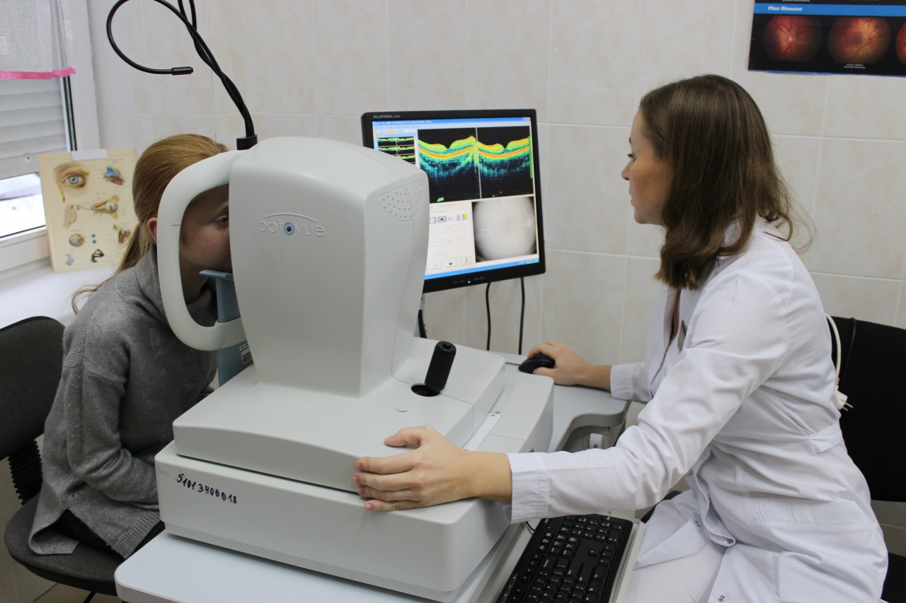 В течение месяца исследование на новом оптическом томографе в Детской областной больнице прошли тридцать ребят